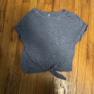 Blue short sleeve shirt